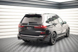 Maxton Design - Central Rear Splitter (with vertical bars) BMW X7 M G07 Rear Diffuser Maxton Design royalty-bespoke.myshopify.com
