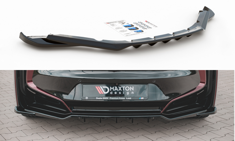 Maxton Design - Central Rear Splitter (with vertical bars) BMW i8