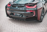 Maxton Design - Central Rear Splitter (with vertical bars) BMW i8 Rear Diffuser Maxton Design royalty-bespoke.myshopify.com