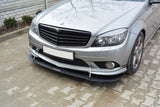 Maxton Design - Racing Front Splitter Mercedes Benz C-Class Sedan/Estate AMG-Line W204/S204