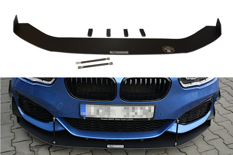 Maxton Design - Front Racing Splitter V.2 BMW Series 1 F20 / F21 M-Power (Facelift) Front Spoiler Maxton Design royalty-bespoke.myshopify.com