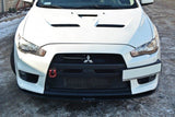 Maxton Design - Racing Front Splitter V.3 Mitsubishi Lancer EVO X Front Spoiler Maxton Design royalty-bespoke.myshopify.com