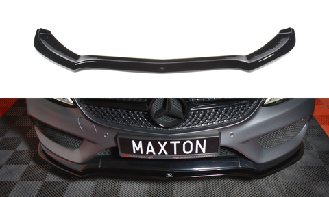Maxton Design - Front Splitter V.1 Mercedes Benz C-Class W205 AMG-Line Coupe