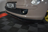 Maxton Design - Front Splitter V.2 Fiat 500 Hatchback (Pre-Facelift)