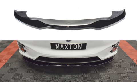Maxton Design - Front Splitter V.2 Tesla Model X Front Spoiler Maxton Design royalty-bespoke.myshopify.com