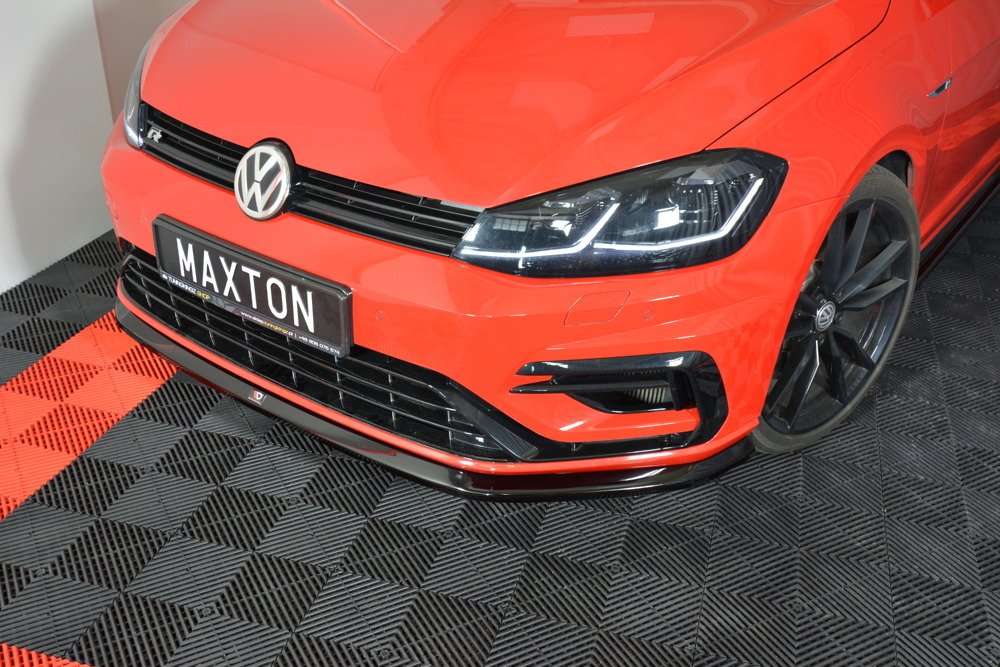 Maxton Design - Front Splitter V.6 Volkswagen Golf R / R-Line MK7.5 ...