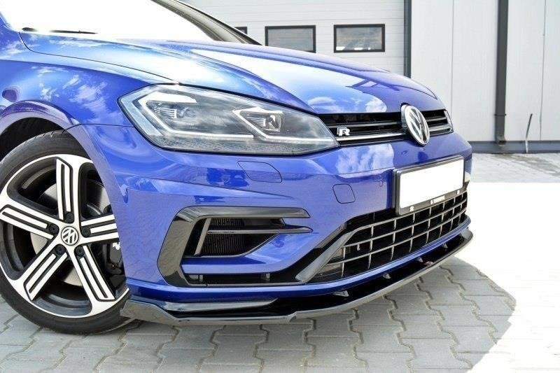 Maxton Design - Front Splitter V.1 Volkswagen Golf R / R-Line MK7.5 ...