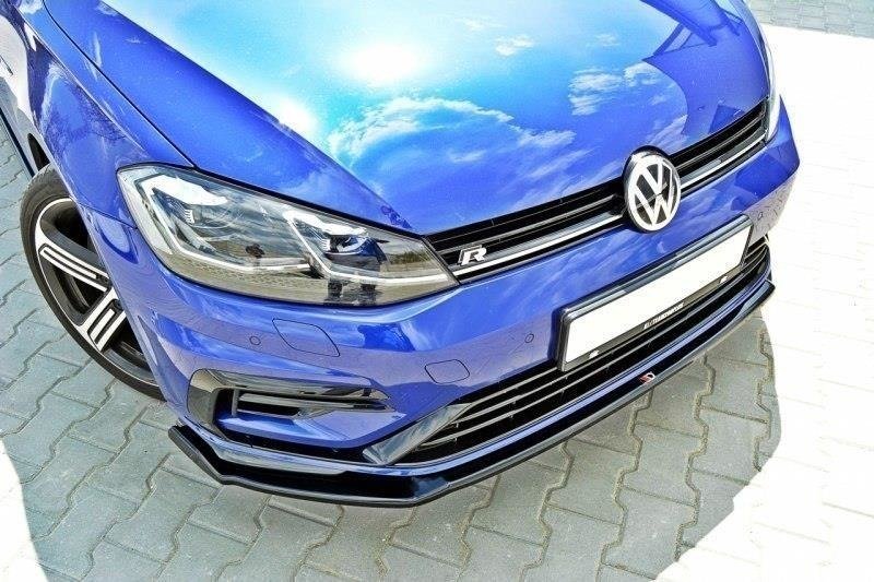 Maxton Design - Front Splitter V.2 Volkswagen Golf R / R-Line MK7.5 ...