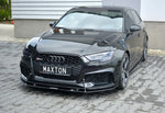 Maxton Design - Front Racing Splitter V.1 Audi RS3 8V FL Sportback