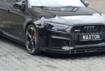 Maxton Design - Front Racing Splitter V.2 Audi RS3 8V FL Sportback