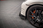 Maxton Design - Front Splitter + Flaps Nissan GTR R35 Facelift