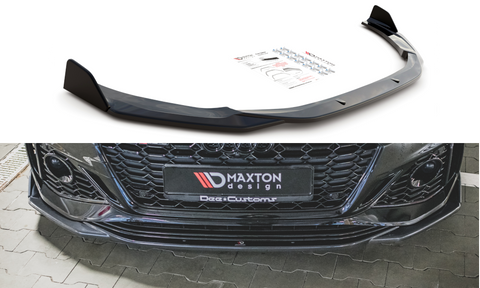 Maxton Design - Front Splitter + Flaps V.1 Audi RS5 F5 (Facelift)