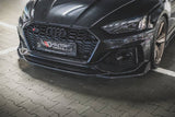 Maxton Design - Front Splitter + Flaps V.1 Audi RS5 F5 (Facelift) Front Spoiler Maxton Design royalty-bespoke.myshopify.com
