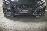 Maxton Design - Front Splitter + Flaps V.1 Audi RS5 F5 (Facelift) Front Spoiler Maxton Design royalty-bespoke.myshopify.com