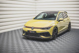 Maxton Design - Front Splitter + Flaps V.1 Volkswagen Golf GTI Clubsport MK8 Front Spoiler Maxton Design royalty-bespoke.myshopify.com