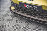 Maxton Design - Front Splitter + Flaps V.1 Volkswagen Golf GTI Clubsport MK8 Front Spoiler Maxton Design royalty-bespoke.myshopify.com