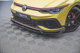 Maxton Design - Front Splitter + Flaps V.1 Volkswagen Golf GTI Clubsport MK8 Front Spoiler Maxton Design royalty-bespoke.myshopify.com
