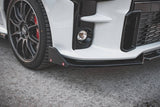 Maxton Design - Front Splitter + Flaps V.2 Toyota GR Yaris MK4 Front Spoiler Maxton Design royalty-bespoke.myshopify.com