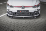 Maxton Design - Front Splitter + Flaps V.2 Volkswagen Golf GTI / R-Line MK8