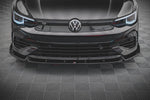 Maxton Design - Front Splitter + Flaps V.2 Volkswagen Golf R MK8