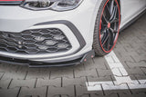 Maxton Design - Front Splitter + Flaps V.3 Volkswagen Golf GTI / R-Line MK8