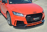 Maxton Design - Front Splitter V.1 Audi TT RS 8S Front Spoiler Maxton Design royalty-bespoke.myshopify.com
