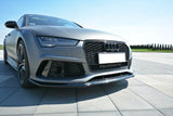 Maxton Design - Front Splitter V.2 Audi RS7 C7 FL Front Spoiler Maxton Design royalty-bespoke.myshopify.com