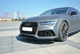 Maxton Design - Front Splitter V.2 Audi RS7 C7 FL Front Spoiler Maxton Design royalty-bespoke.myshopify.com