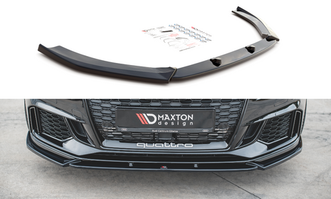 Maxton Design - Front Splitter V.4 Audi RS3 8V FL Sportback
