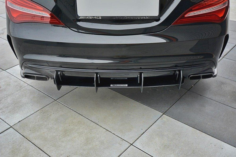 Maxton Design - Rear Diffuser V.1 Mercedes Benz CLA 45 AMG C117 ...