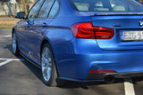 Maxton Design - Rear Side Splitters BMW Series 3 F30 Sedan M-Sport (Facelift) Rear Side Splitters Maxton Design royalty-bespoke.myshopify.com