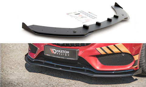 Maxton Design - Racing Durability Front Splitter + Flaps Mercedes Benz C43 AMG C205 Coupe