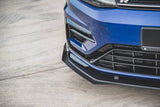 Maxton Design - Racing Durability Front Splitter + Flaps Volkswagen Golf R / R-Line MK7.5