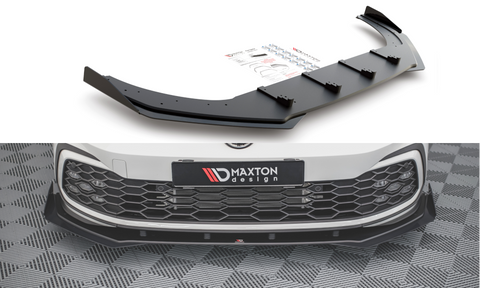 Maxton Design - Racing Durability Front Splitter + Flaps Volkswagen Golf GTI / GTD / R-Line MK8 Front Spoiler Maxton Design royalty-bespoke.myshopify.com