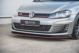 Maxton Design - Racing Durability Front Splitter Volkswagen Golf GTI MK7 Front Spoiler Maxton Design royalty-bespoke.myshopify.com