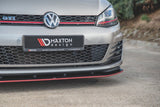 Maxton Design - Racing Durability Front Splitter Volkswagen Golf GTI MK7