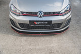 Maxton Design - Racing Durability Front Splitter Volkswagen Golf GTI MK7