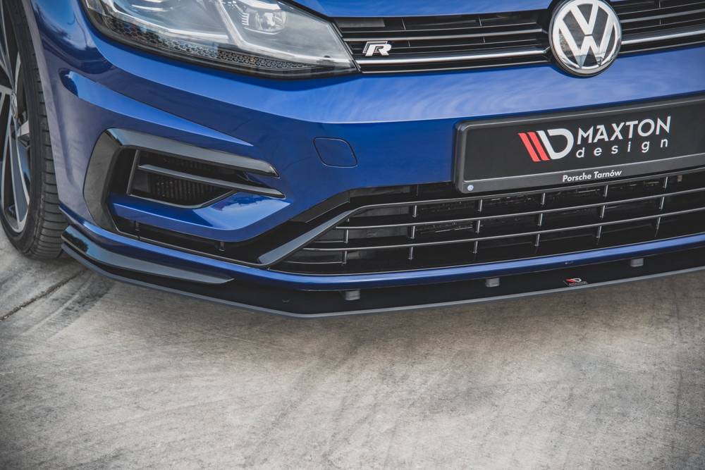Maxton Design - Racing Durability Front Splitter Volkswagen Golf R / R ...
