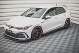 Maxton Design - Racing Durability Side Skirts Diffusers + Flaps Volkswagen Golf GTI / Clubsport / R-Line MK8