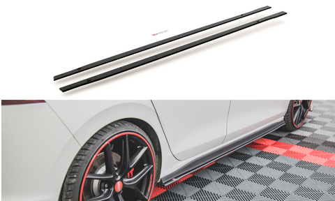 Maxton Design - Racing Durability Side Skirts Diffusers Volkswagen Golf GTI / Clubsport / R-Line MK8
