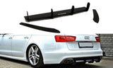 Maxton Design - Rear Diffuser & Rear Side Splitters Audi A6 S-Line C7 (Exhaust 1X2) Rear Diffuser Maxton Design royalty-bespoke.myshopify.com