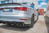 Maxton Design - Rear Side Splitters V.2 Audi S3 8V FL Sedan Rear Side Splitters Maxton Design royalty-bespoke.myshopify.com