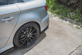 Maxton Design - Rear Side Splitters V.2 Audi S3 8V FL Sedan