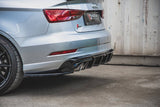 Maxton Design - Rear Side Splitters V.2 Audi S3 8V FL Sedan Rear Side Splitters Maxton Design royalty-bespoke.myshopify.com