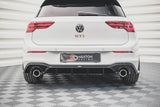 Maxton Design - Rear Valance V.2 Volkswagen Golf GTI MK8 Rear Diffuser Maxton Design royalty-bespoke.myshopify.com Gloss Black / No Gloss Black No