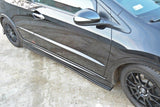Maxton Design - Side Skirts Diffusers Honda Civic MK8 Type S/R Side Skirts Diffusers Maxton Design royalty-bespoke.myshopify.com