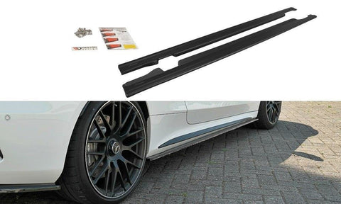 Maxton Design - Side Skirts Diffusers Mercedes Benz C63 AMG W205 Coupe