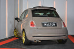 Maxton Design - Spoiler Extension Fiat 500 Hatchback Sport (Pre-Facelift)