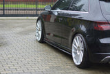 Maxton Design - Side Skirts Diffusers Audi S3 / A3 S-LINE 8V / 8V FL Hatchback Side Skirts Diffusers Maxton Design royalty-bespoke.myshopify.com