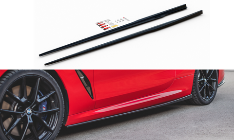 Maxton Design - Side Skirts Diffusers BMW Series 8 Coupe M-Pack G15 & Cabrio M-Pack G14 / BMW M8 Coupe F92 & Cabrio F91